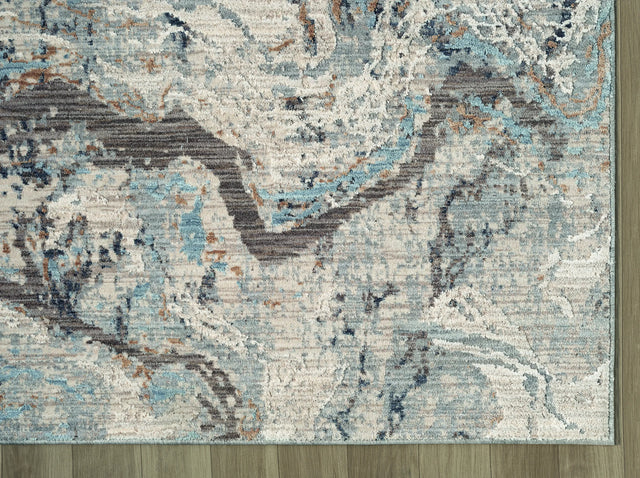 United Weavers Armada Blessed Blue Rug - angle view
