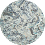 United Weavers Armada Blessed Blue Rug - round front view