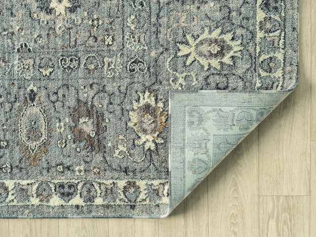 United Weavers Armada Clermont Grey Rug - backing detail