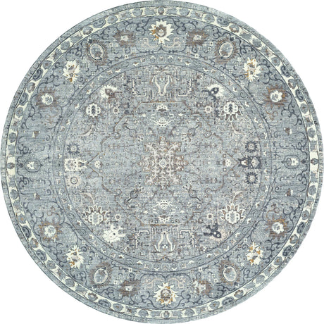 United Weavers Armada Clermont Grey Rug - round front view