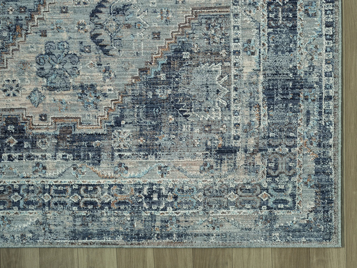 United Weavers Armada Crosswinds Blue Rug - angle view