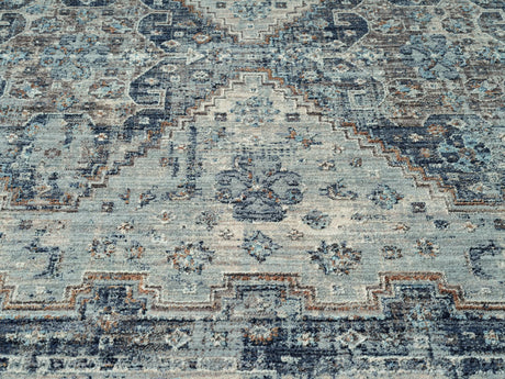 United Weavers Armada Crosswinds Blue Rug - close-up detail
