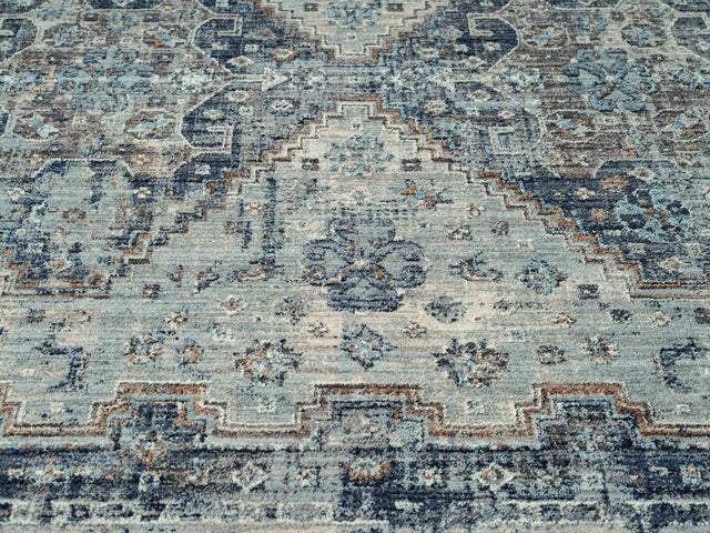 United Weavers Armada Crosswinds Blue Rug - close-up detail