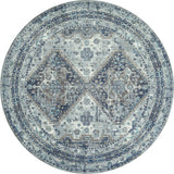 United Weavers Armada Crosswinds Blue Rug - round front view