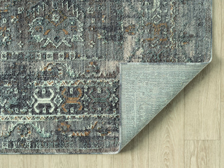United Weavers Armada Crosswinds Grey Rug - backing detail