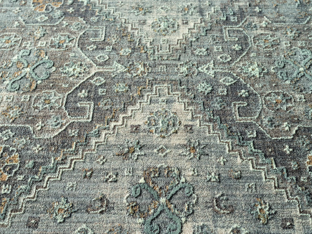 United Weavers Armada Crosswinds Grey Rug - close-up detail