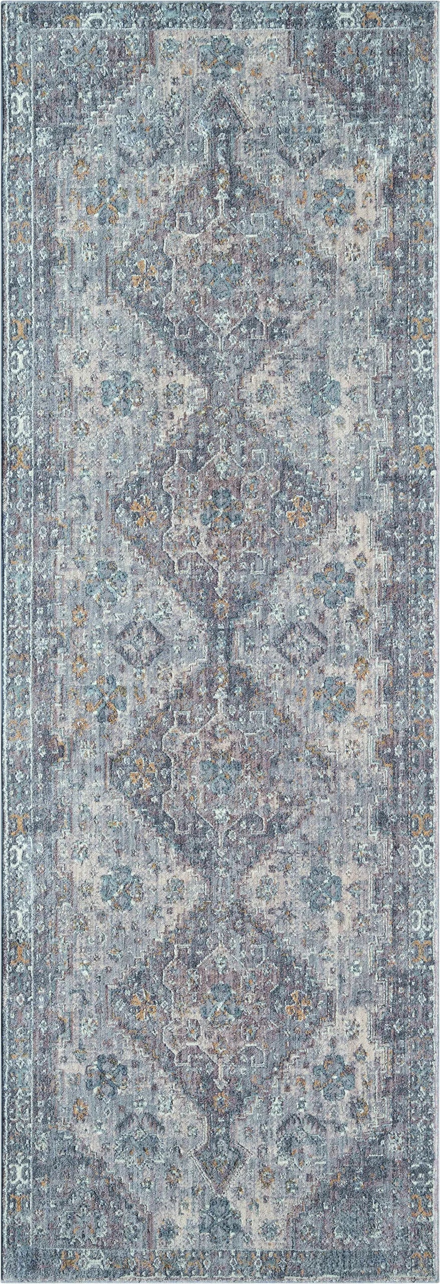 United Weavers Armada Crosswinds Grey Rug - runner front view