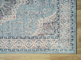 United Weavers Armada Enterprise Blue Rug - angle view