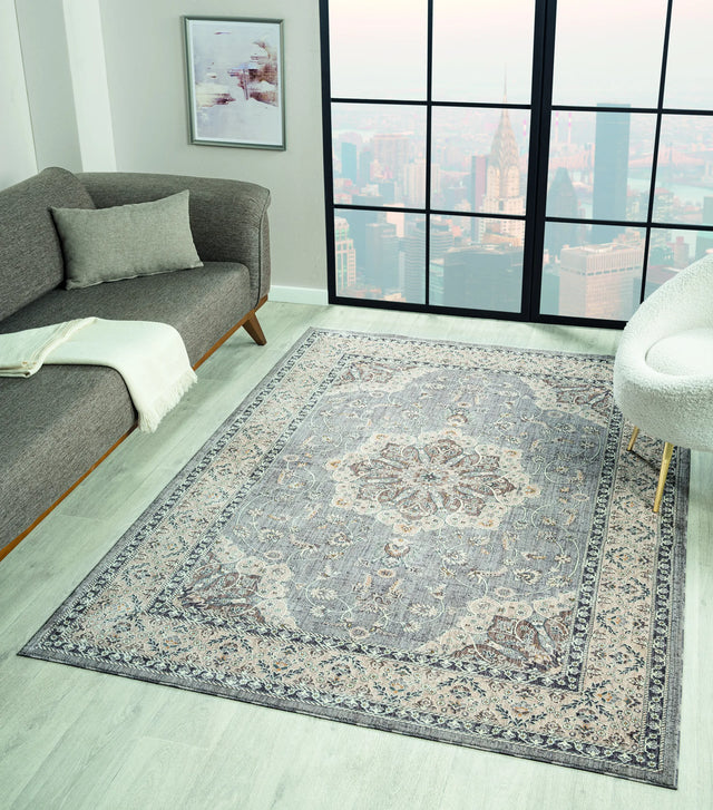 United Weavers Armada Enterprise Grey Rug - room scene