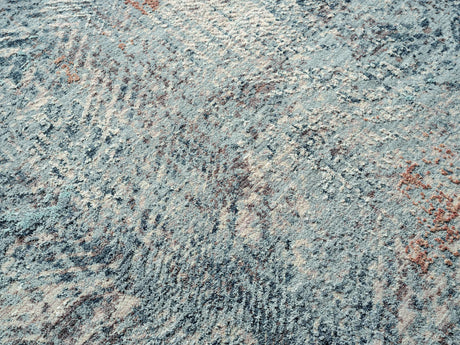 United Weavers Armada Fulton Blue Rug - close-up detail