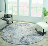 United Weavers Armada Fulton Blue Rug - round room scene
