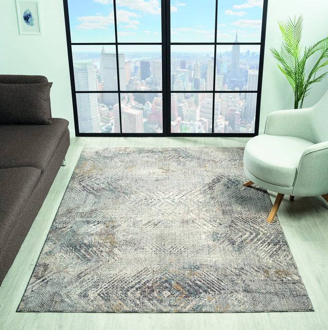 United Weavers Armada Fulton Grey Rug - room scene