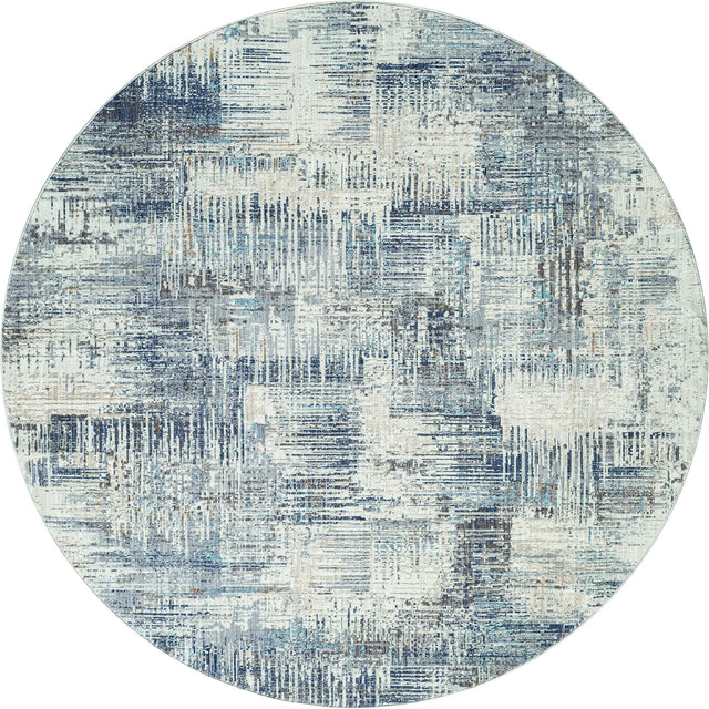 United Weavers Armada Mayflower Blue Rug - round front view