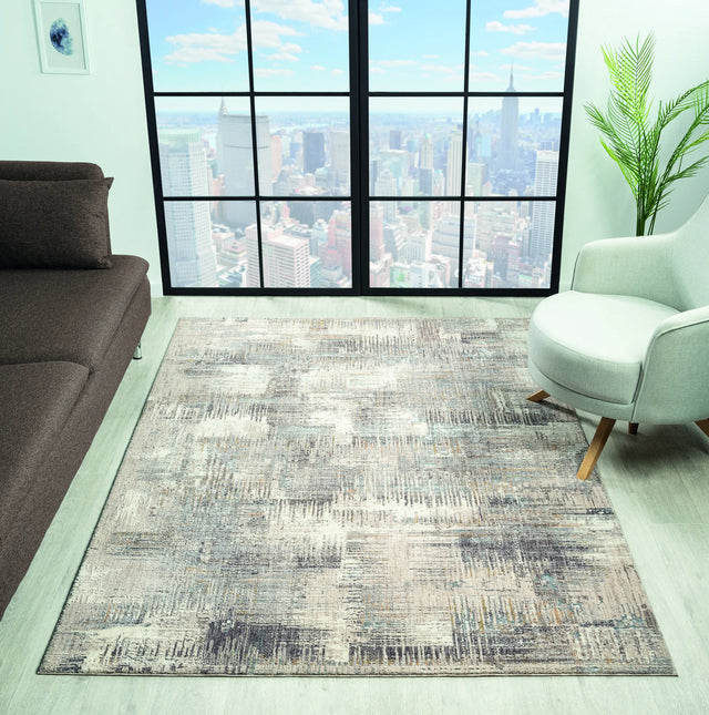 United Weavers Armada Mayflower Grey Rug - room scene