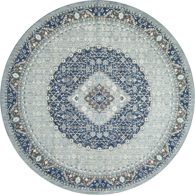 United Weavers Armada Sirius Blue Rug - round front view
