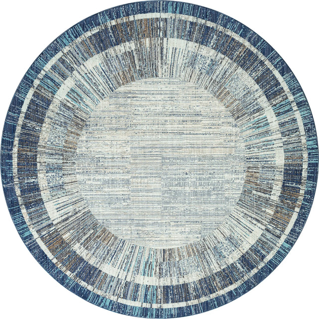 United Weavers Armada Victoria Blue Rug - round front view