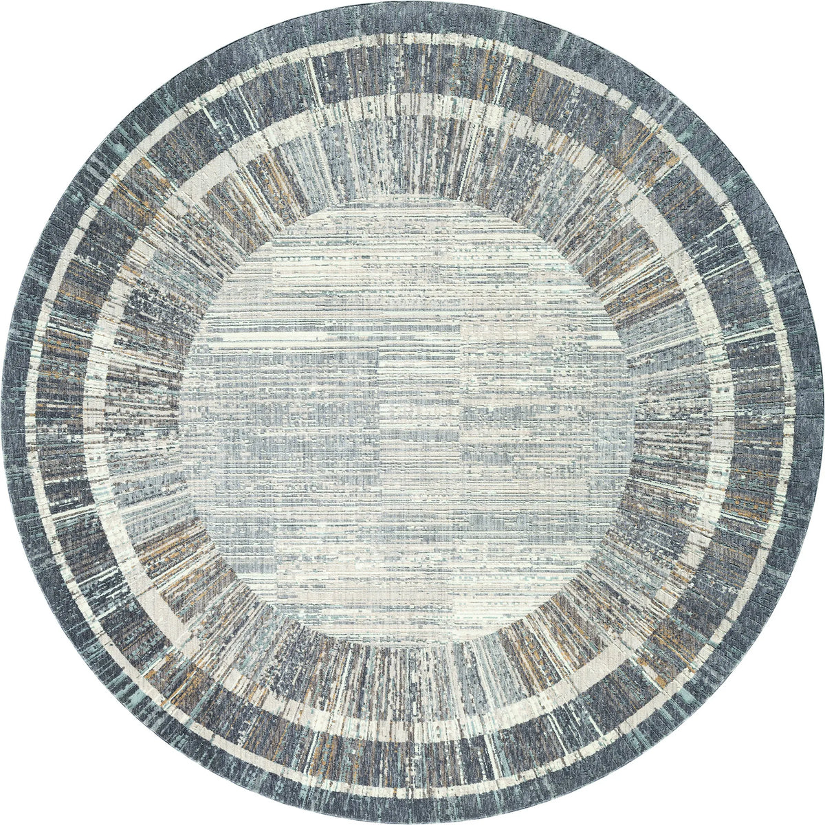 United Weavers Armada Victoria Grey Rug - round front view