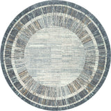 United Weavers Armada Victoria Grey Rug - round front view
