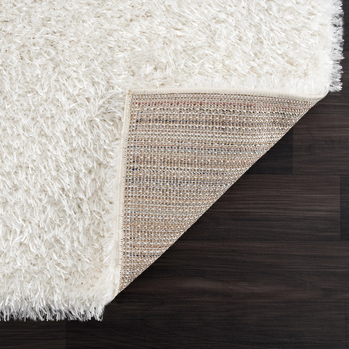 United Weavers Aubrey Rose White Rug - backing detail