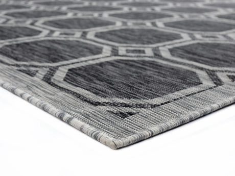 United Weavers Augusta Balos Black Rug - angle view
