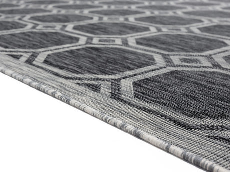 United Weavers Augusta Balos Black Rug - pile height detail