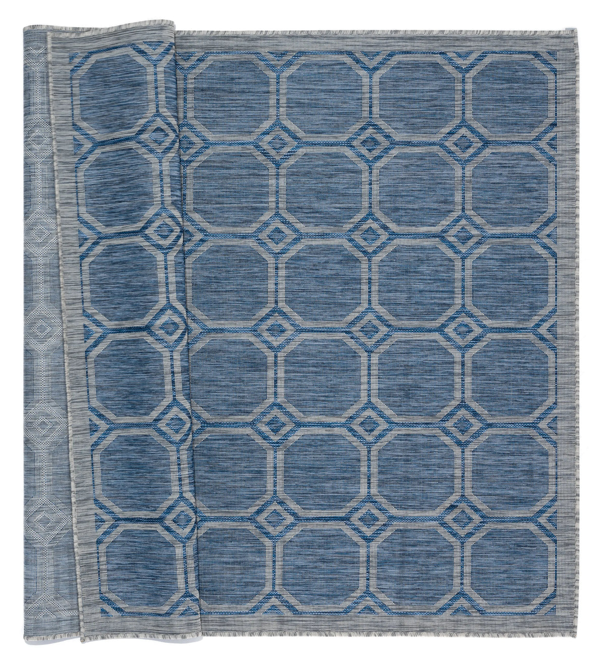 United Weavers Augusta Balos Blue Rug - backing detail