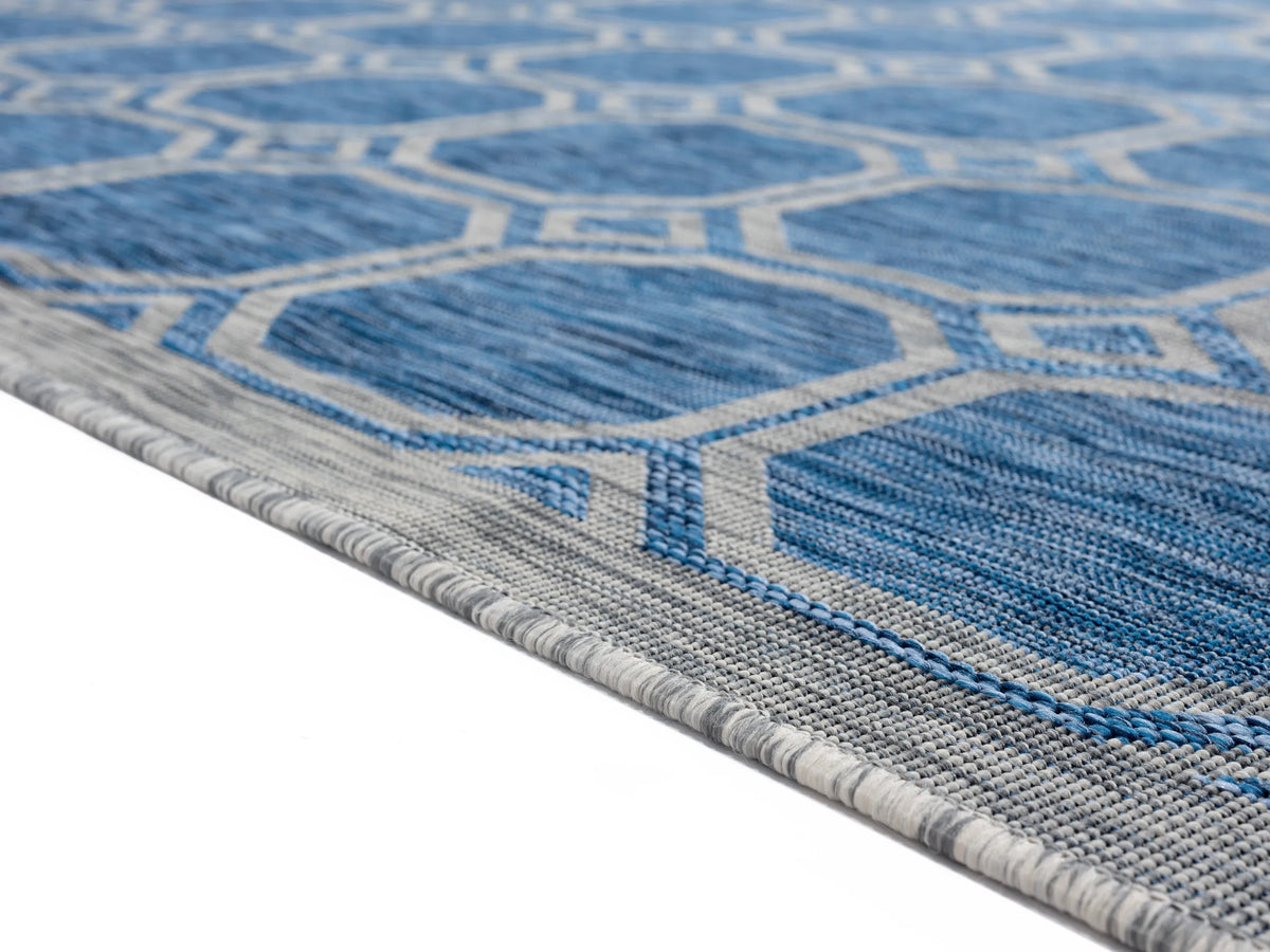 United Weavers Augusta Balos Blue Rug - pile height detail