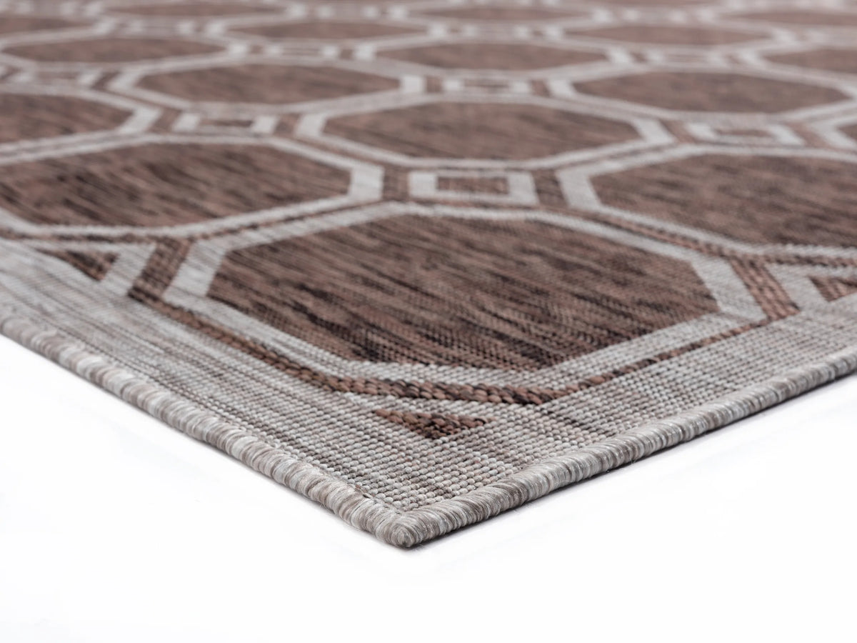 United Weavers Augusta Balos Brown Rug - angle view