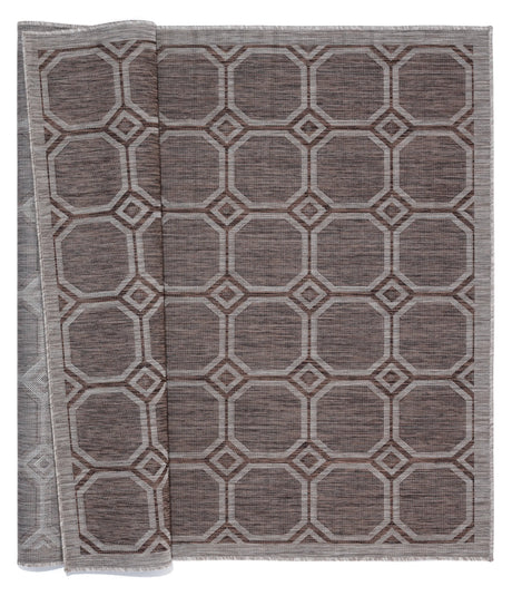 United Weavers Augusta Balos Brown Rug - backing detail
