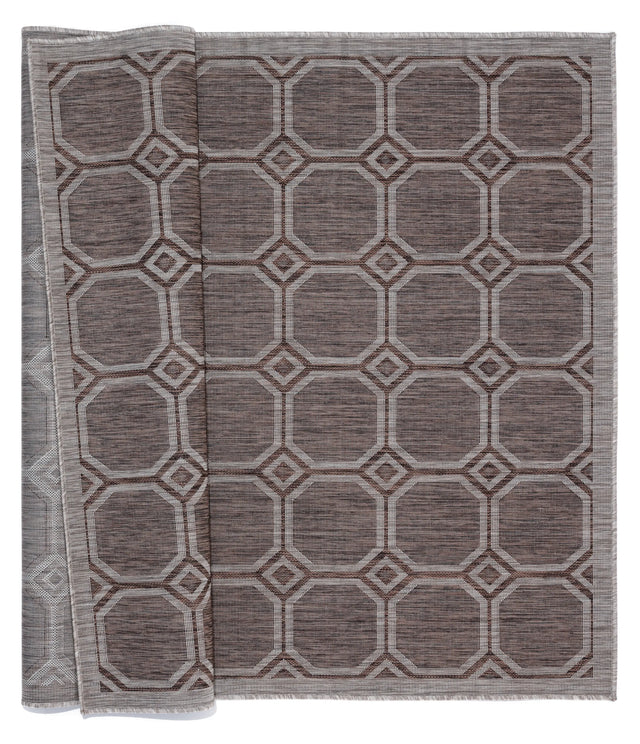 United Weavers Augusta Balos Brown Rug - backing detail