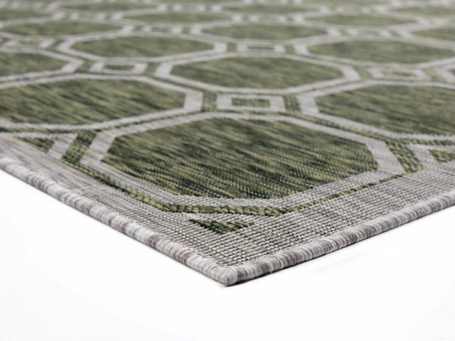 United Weavers Augusta Balos Green Rug - angle view