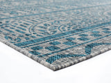 United Weavers Augusta Diani Aqua Rug - angle view