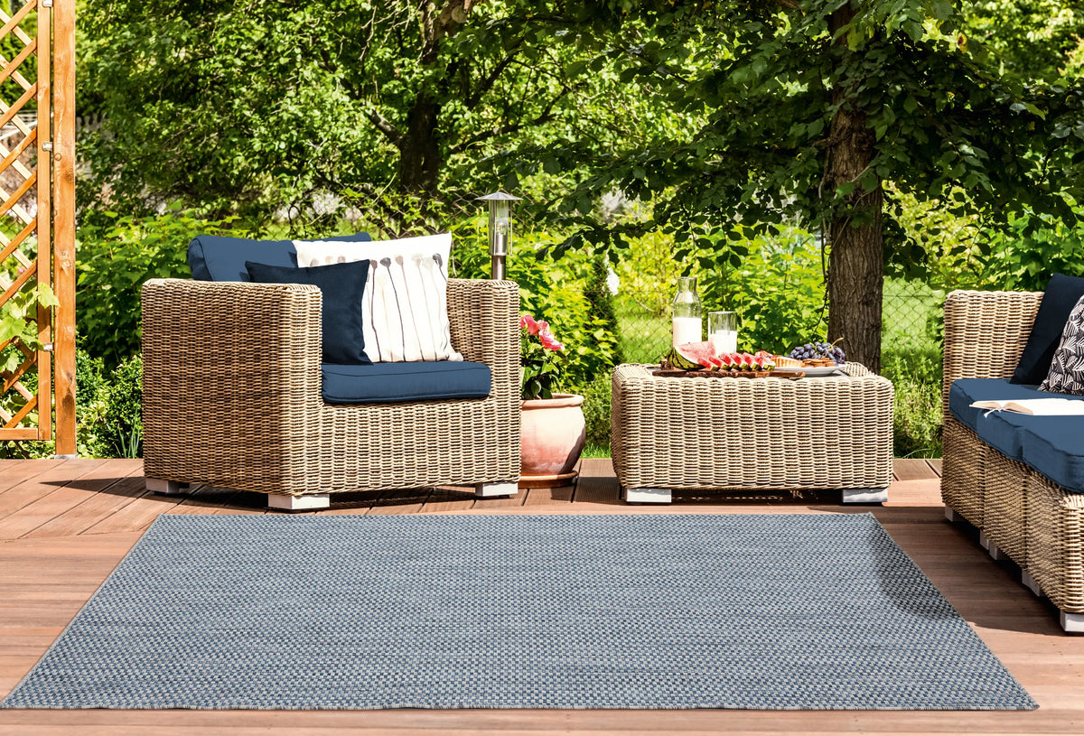 United Weavers Augusta Dominical Blue Rug - room scene