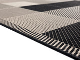 United Weavers Augusta Grand Anse Black Rug - pile height detail