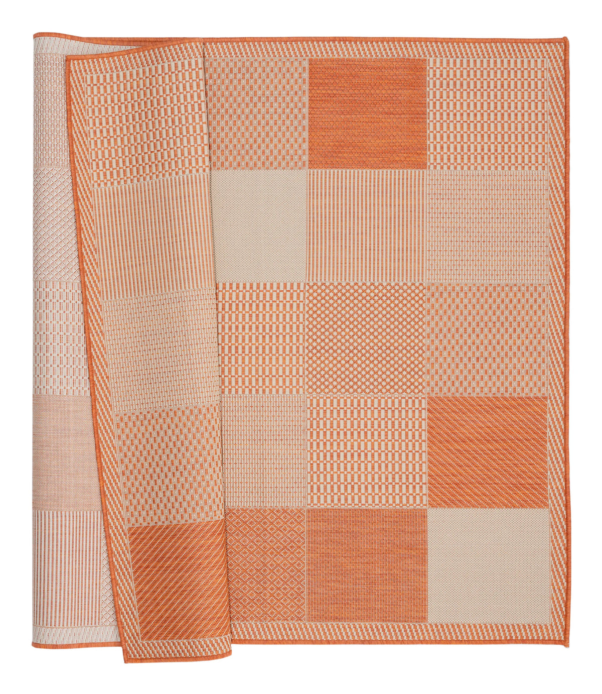 United Weavers Augusta Grand Anse Terracotta Rug - backing detail