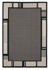 United Weavers Augusta Matira Black Rug - front view