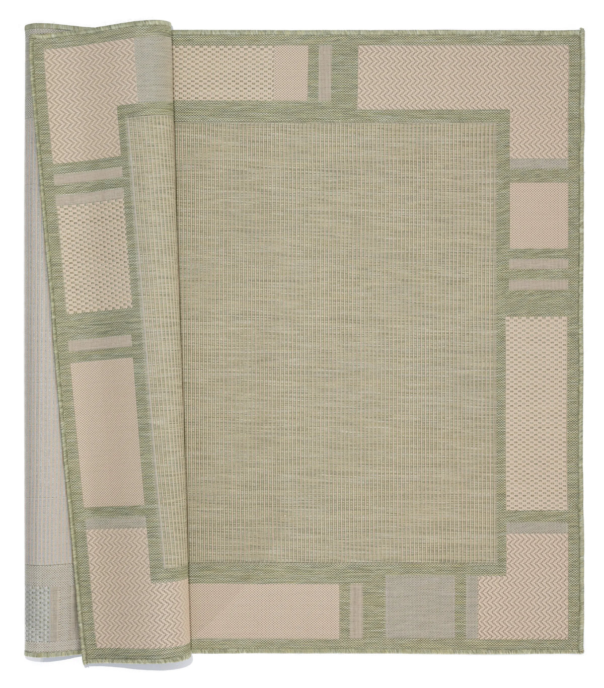 United Weavers Augusta Matira Green Rug - backing detail