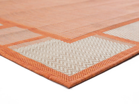 United Weavers Augusta Matira Terracotta Rug - angle view