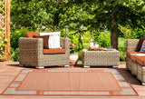 United Weavers Augusta Matira Terracotta Rug - room scene