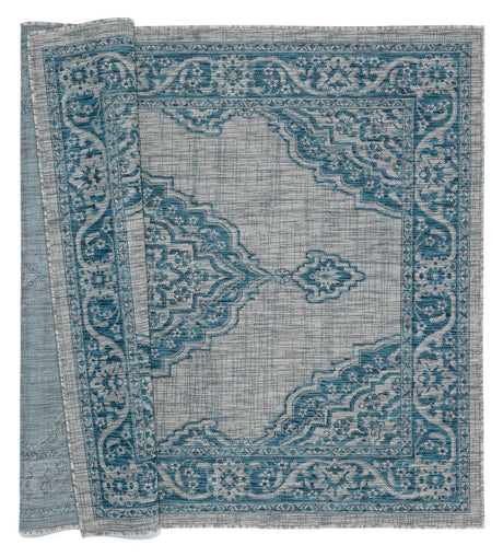United Weavers Augusta Sant Andrea Aqua Rug - backing detail