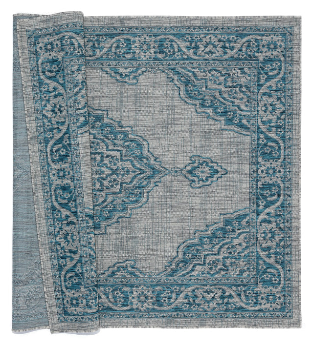 United Weavers Augusta Sant Andrea Aqua Rug - backing detail