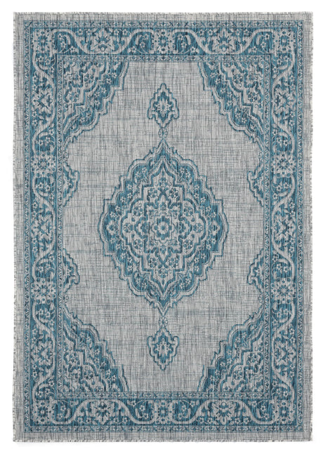 United Weavers Augusta Sant Andrea Aqua Rug - front view