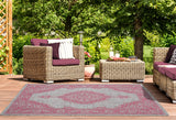 United Weavers Augusta Sant Andrea Pink Rug - room scene