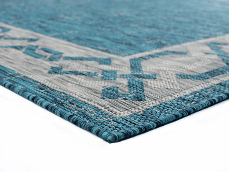 United Weavers Augusta Whitehaven Aqua Rug - angle view