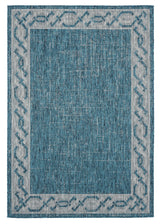 United Weavers Augusta Whitehaven Aqua Rug - front view