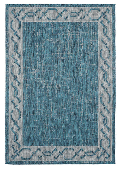 United Weavers Augusta Whitehaven Aqua Rug - front view