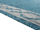 United Weavers Augusta Whitehaven Aqua Rug - pile height detail
