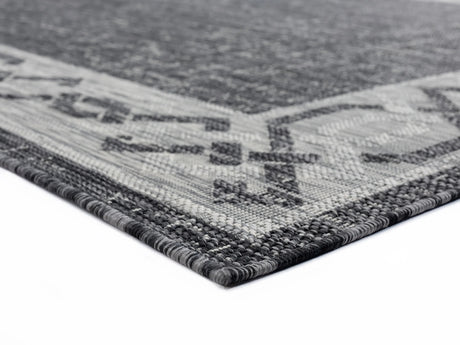 United Weavers Augusta Whitehaven Black Rug - angle view
