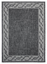 United Weavers Augusta Whitehaven Black Rug - front view