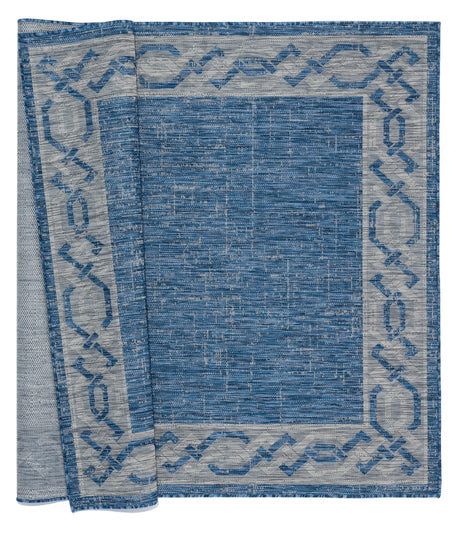 United Weavers Augusta Whitehaven Blue Rug - backing detail